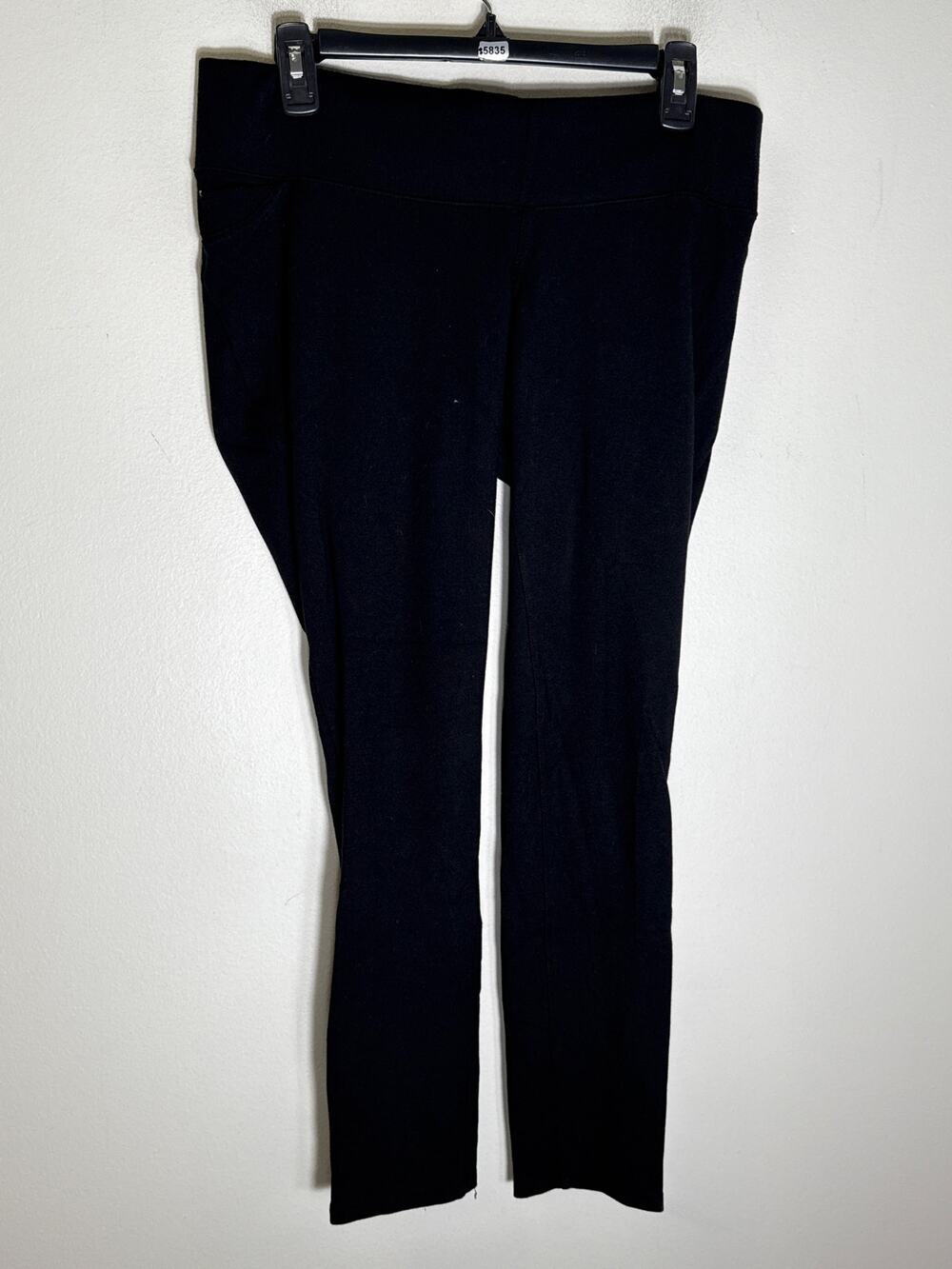 Isabel Maternity Black Pull On Pants sz M